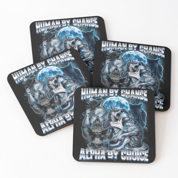 Item preview, Human By Chance Alpha By Choice Alpha Wolf Spirit Male Mindset Power designed and sold by ZadehsiGG.