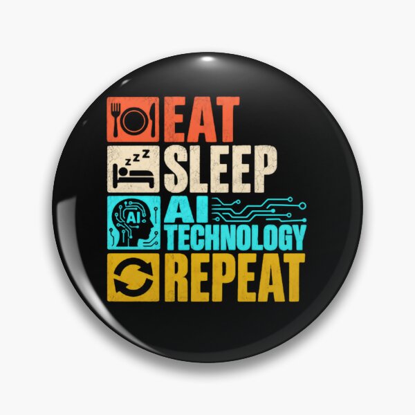 Item preview, Eat Sleep AI Technology Repeat Artificial Intelligence Engineer Programmer Developer designed and sold by JonesFlora2025.