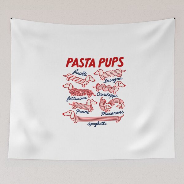 Item preview, Pasta Pups Funny Dachshund designed and sold by HSMGallery.