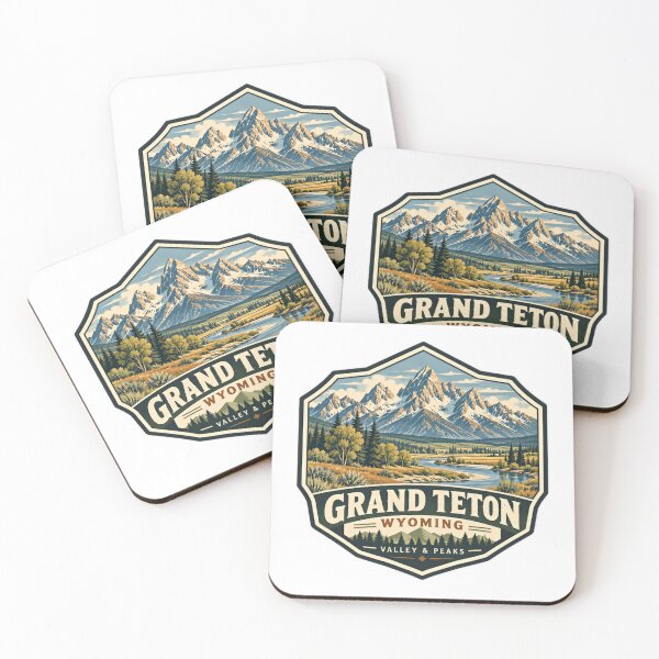 Item preview, Grand Teton Wyoming Valley Peaks National Park Travel Hiker designed and sold by Star3NowForMe.