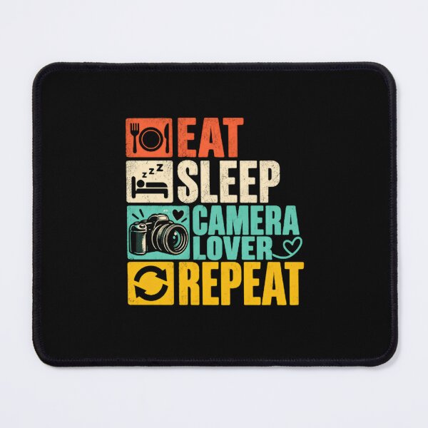 Item preview, Eat Sleep Camera Lover Repeat Photographer Photography Hobby designed and sold by SkeletonsDanger.