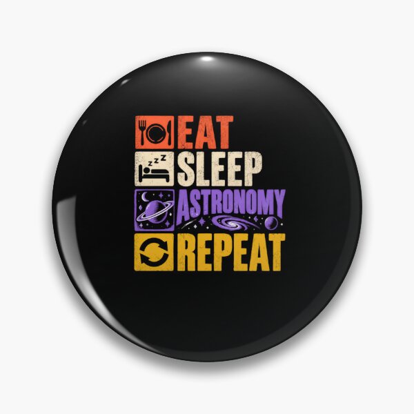 Item preview, Eat Sleep Astronomy Repeat Stargazer Space Lover designed and sold by HumansStuck12.