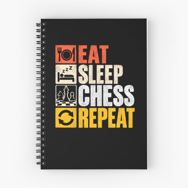 Item preview, Eat Sleep Chess Repeat Chess Player Hobby designed and sold by HumansStuck12.