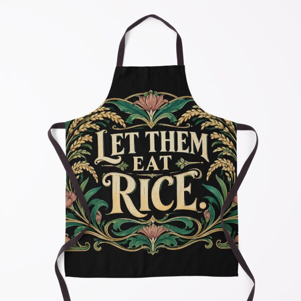 Item preview, Let Them Eat Rice – Vintage Art Nouveau Gluten Free – Funny Celiac & Rice Lover Art Tee designed and sold by bobscraze.