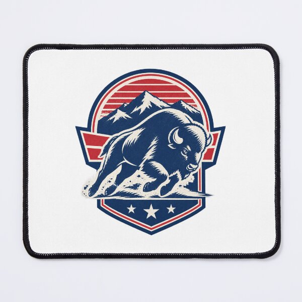 Item preview, Vintage Style Buffalo Bills Inspired Football Design designed and sold by slowhandsnot tt.