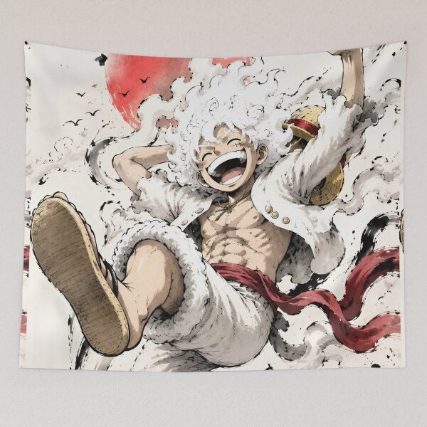 Item preview, Awakened Pirate Warrior – White Flame Anime Adventure Art designed and sold by Dyan4.