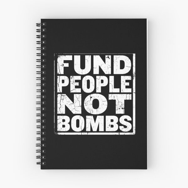 Item preview, Fund People Not Bombs - Retro Vintage Typography #2 designed and sold by EunsooLee.