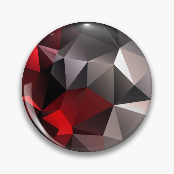Item preview, Polygonal geometric black gray red designed and sold by fuzzyfox.