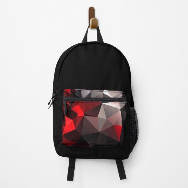 Item preview, Polygonal geometric black gray red designed and sold by fuzzyfox.