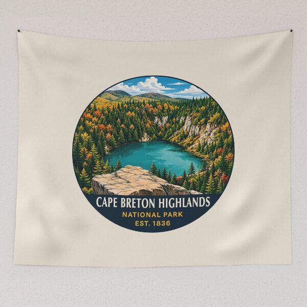Item preview, Cape Breton Highlands National Park | Nova Scotia Canada Coastal Adventure Design designed and sold by Gideon Emmerich.