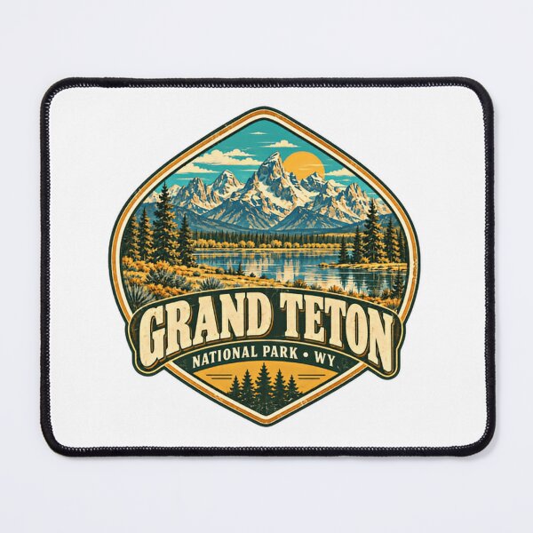 Item preview, Grand Teton National Park Wyoming Outdoor Travel Explorer Adventure designed and sold by Star3NowForMe.