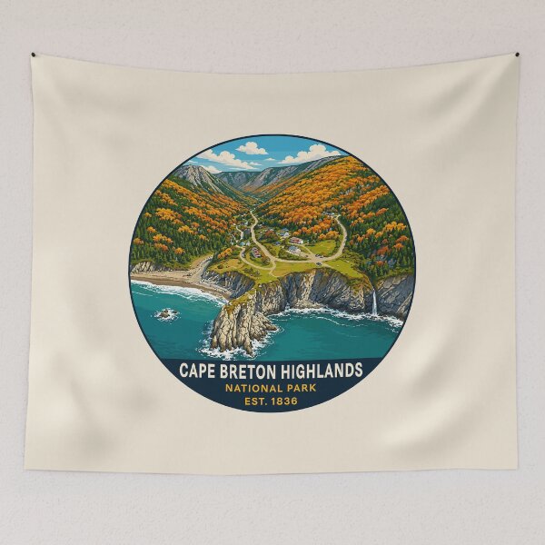 Item preview, Cape Breton Highlands National Park | Nova Scotia Canada Coastal Adventure Design designed and sold by Gideon Emmerich.