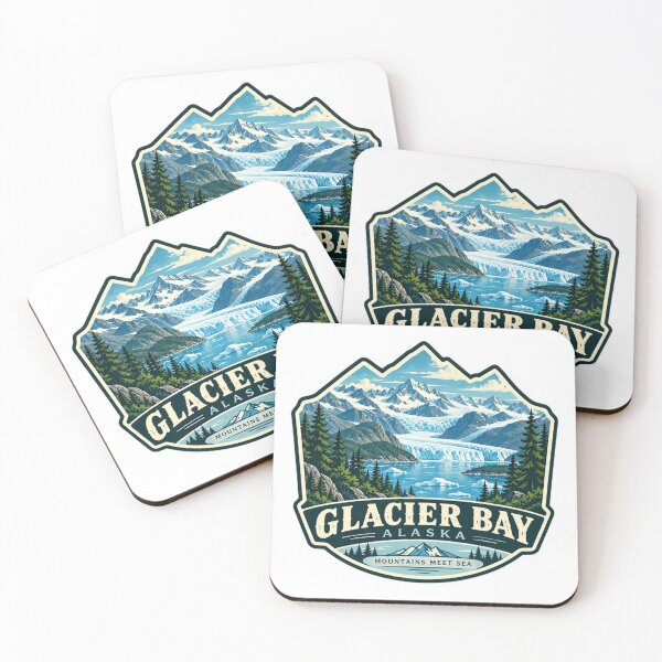 Item preview, Glacier Bay Alaska Mountains Meet Sea National Park Travel Adventure designed and sold by Star3NowForMe.
