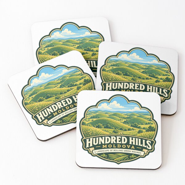 Item preview, Hundred Hills Moldova A Landscape Of Rolling Green Mounds Moldovan Country Travel Nature designed and sold by Simsimah26Parks.