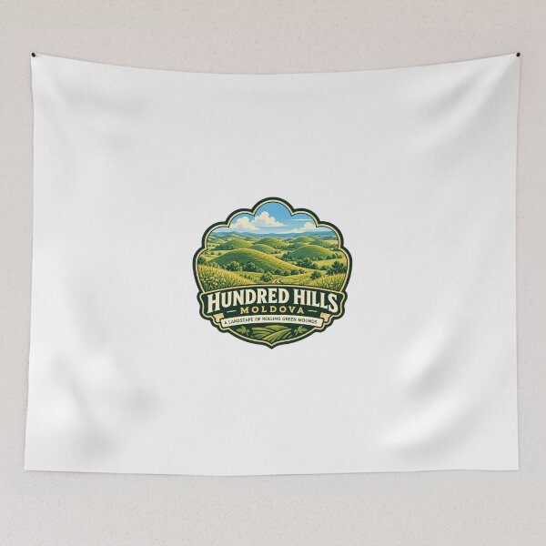 Item preview, Hundred Hills Moldova A Landscape Of Rolling Green Mounds Moldovan Country Travel Nature designed and sold by Simsimah26Parks.