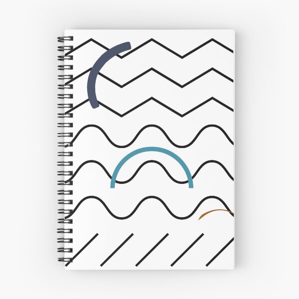 Item preview, Zigzag & Waves – Minimalist Abstract Line Art designed and sold by Khadique.