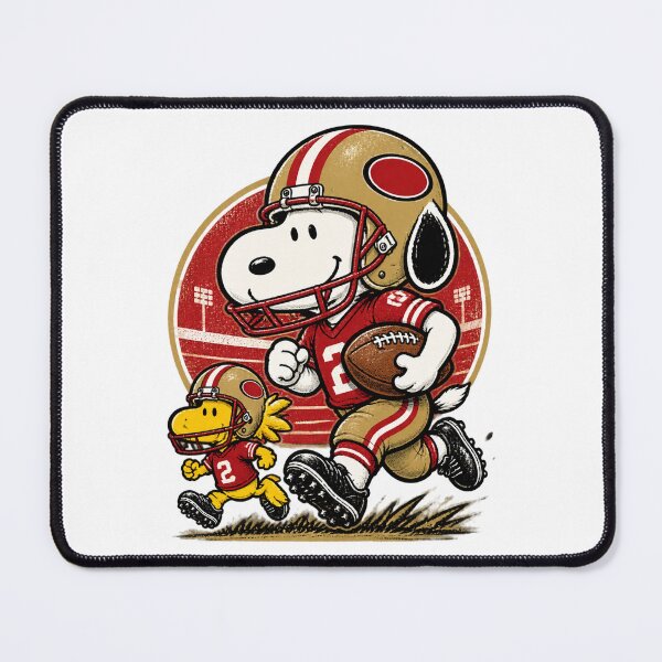 Item preview, San Francisco Inspired Snoopy and Woodstock Football Team Design designed and sold by Bayanihan.