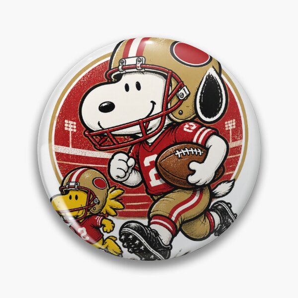 Item preview, San Francisco Inspired Snoopy and Woodstock Football Team Design designed and sold by Bayanihan.