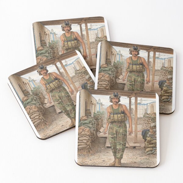 Item preview, Mustache Grunt with Chest Rig Design designed and sold by Aztlán Grunts Co..
