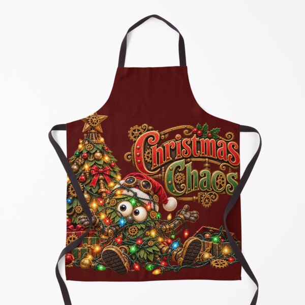 Item preview, Christmas Chaos, Steampunk Christmas Art designed and sold by TheThinglings.
