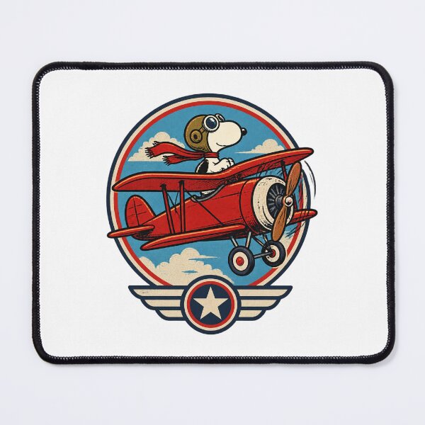 Item preview, Vintage World War I Flying Ace Inspired Cartoon Pilot Design designed and sold by Bayanihan.