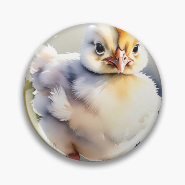Item preview, baby chick watercolor designed and sold by Hackl20.