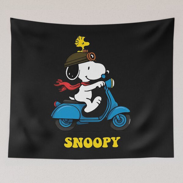 Item preview, Snoopy Riding Scooter Aviator With Woodstock designed and sold by LindaFantauzzi6.