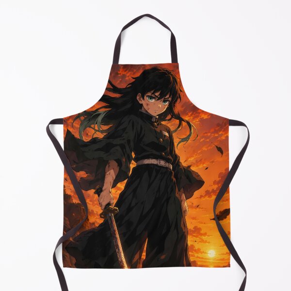 Item preview, Muichiro Tokito Demon Slayer Fiery Sunset Swordsman designed and sold by mildaclairmo.