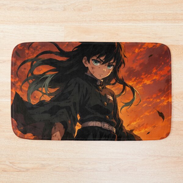 Item preview, Muichiro Tokito Demon Slayer Fiery Sunset Swordsman designed and sold by mildaclairmo.