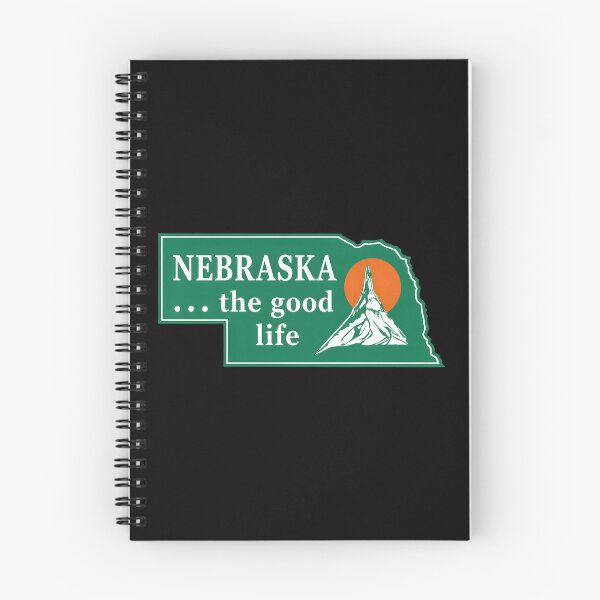 Item preview, Nebraska Good Life Mountain Retro Road  designed and sold by mac-lux.