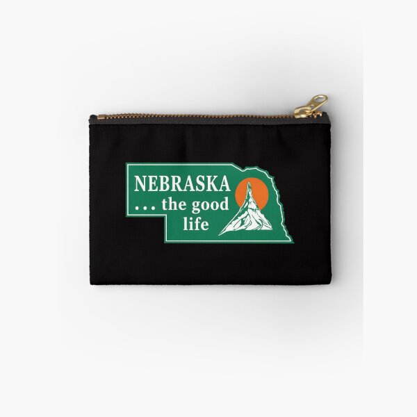Item preview, Nebraska Good Life Mountain Retro Road  designed and sold by mac-lux.