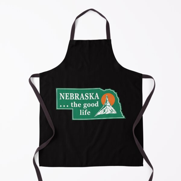 Item preview, Nebraska Good Life Mountain Retro Road  designed and sold by mac-lux.