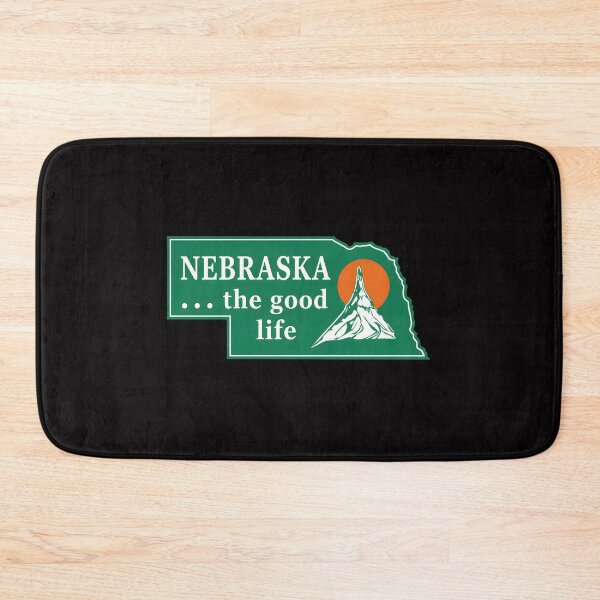 Item preview, Nebraska Good Life Mountain Retro Road  designed and sold by mac-lux.