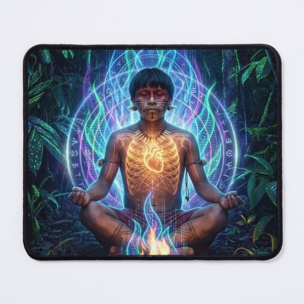 Item preview, Sound of the Drum — Shamanic Visionary Art | Spirituality and Consciousness designed and sold by RoninGangStudio.