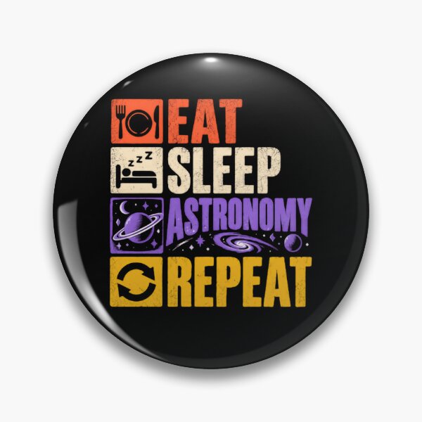 Item preview, Eat Sleep Astronomy Repeat Stargazer Space Lover designed and sold by JonesFlora2025.