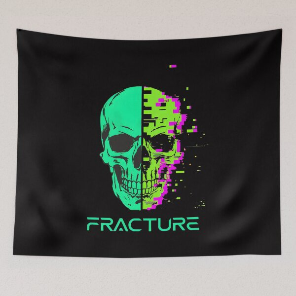 Item preview, Fracture Skull Glitch Digital Art designed and sold by mac-lux.