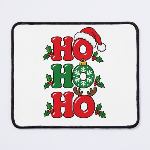 Item preview, Ho Ho Ho Santa Reindeer Christmas Lettering designed and sold by skyartdesign.