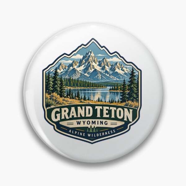 Item preview, Grand Teton Wyoming Alpine Wilderness National Park Mountain Hiker designed and sold by Simsimah26Parks.