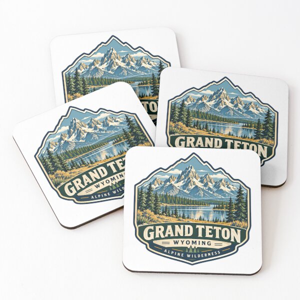 Item preview, Grand Teton Wyoming Alpine Wilderness National Park Mountain Hiker designed and sold by Simsimah26Parks.