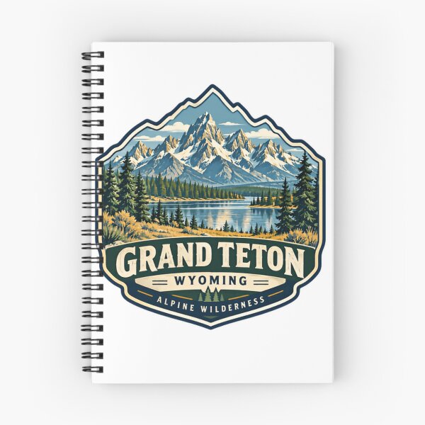 Item preview, Grand Teton Wyoming Alpine Wilderness National Park Mountain Hiker designed and sold by Simsimah26Parks.