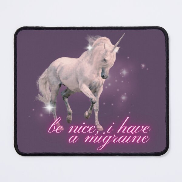 Item preview, be nice, i have a migraine unicorn designed and sold by anatomyofa.