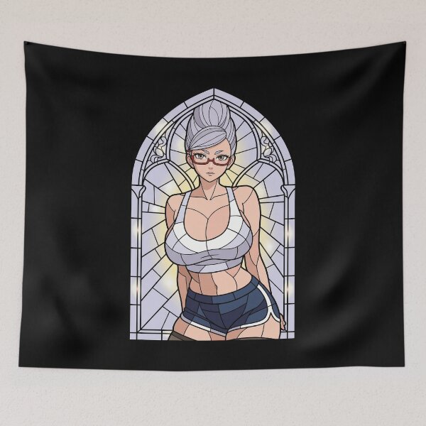 Item preview, Seiko Ayase Dandadan Athletic Silver Stained Glass designed and sold by mildaclairmo.