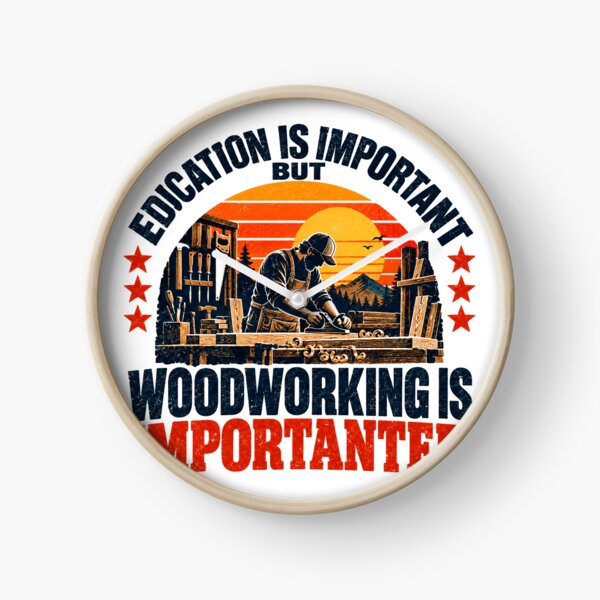 Item preview, Education Is Important But Woodworking Is Importanter Woodworker Hobbyist Craftsman designed and sold by SEEM-drawing.
