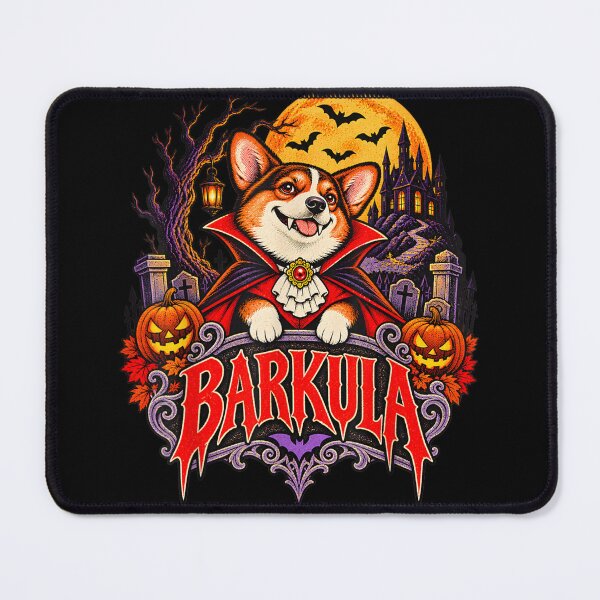 Item preview, Barkula Corgi Vampire Halloween Spooky Dog Lovers designed and sold by leevekaArt.