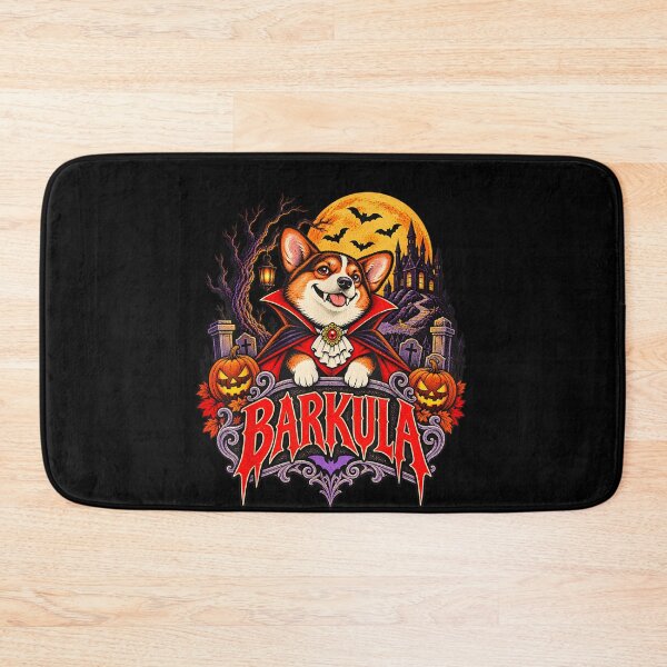 Item preview, Barkula Corgi Vampire Halloween Spooky Dog Lovers designed and sold by leevekaArt.