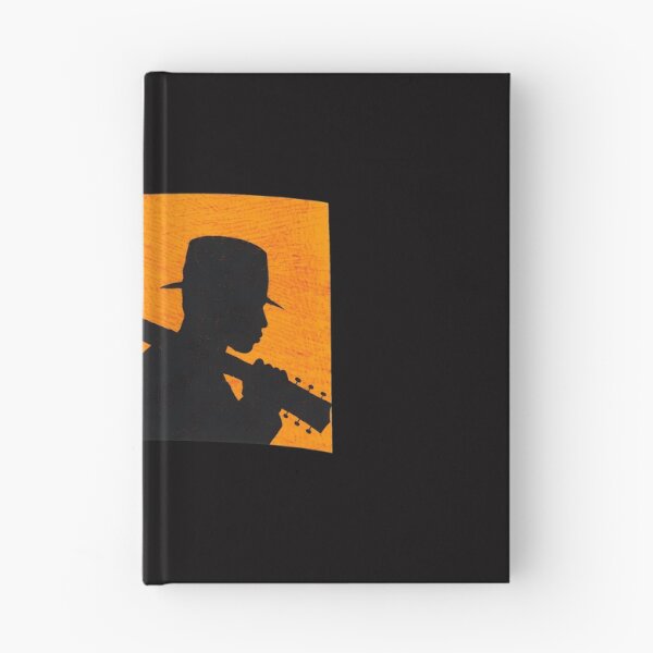 Item preview, The Blues Guitarist Silhouette Music Art designed and sold by mac-lux.