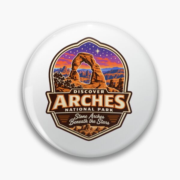 Item preview, Discover Arches National Park Stone Arches Beneath The Stars National Park Hiker Traveler designed and sold by Simsimah26Parks.