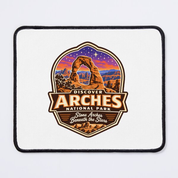 Item preview, Discover Arches National Park Stone Arches Beneath The Stars National Park Hiker Traveler designed and sold by Simsimah26Parks.