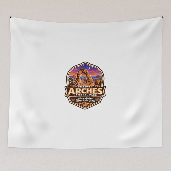Item preview, Discover Arches National Park Stone Arches Beneath The Stars National Park Hiker Traveler designed and sold by Simsimah26Parks.