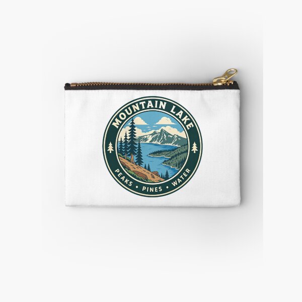 Item preview, Mountain Lake Peaks Pines Water Outdoor Nature Hiking Camping Adventure Landscape designed and sold by NeedForParks.